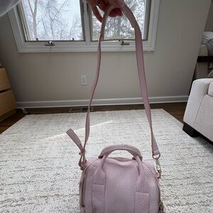 Alexander Wang Rocco Blush Pink Leather Satchel